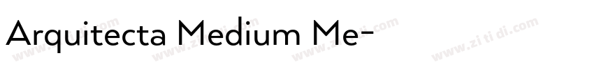 Arquitecta Medium Me字体转换